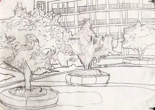 这些孩子厉害了手绘校园,可以这么美