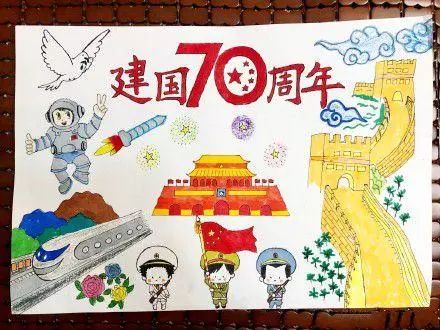 62张国庆节手抄报通用模板,高清大图