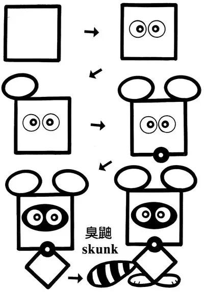 创意图形儿童简笔画大全老师家长收藏喽
