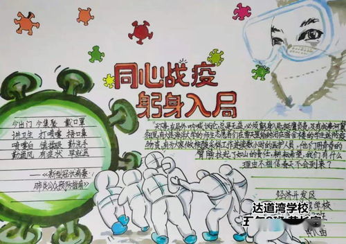 喜报孩子们的疫情防控手抄报第一期评选结果揭晓第二期投票开始啦